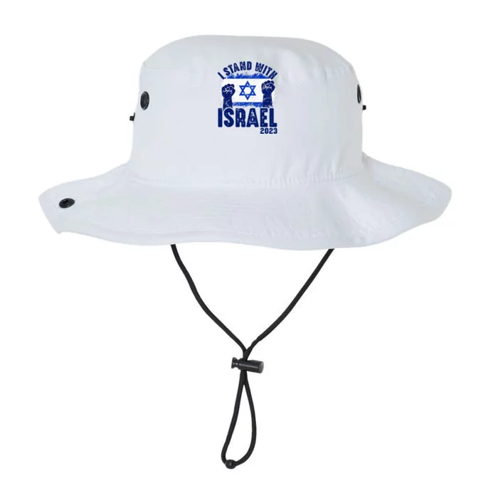 We Stand With Israel Flag Outline Legacy Cool Fit Booney Bucket Hat