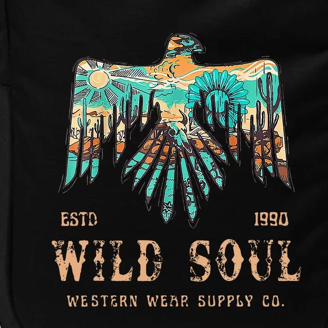 Wild Soul Western Wear Southwest Thunderbird Desert Vibes Impact Tech Backpack