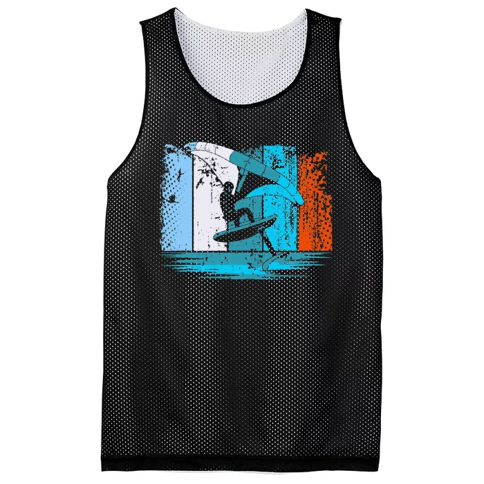 Wing Surf Wing Foil Wingsurfer Retro Mesh Reversible Basketball Jersey Tank