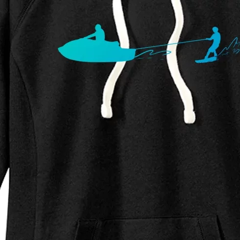 Water Skiing Water Ski Cute Gift Women's Fleece Hoodie