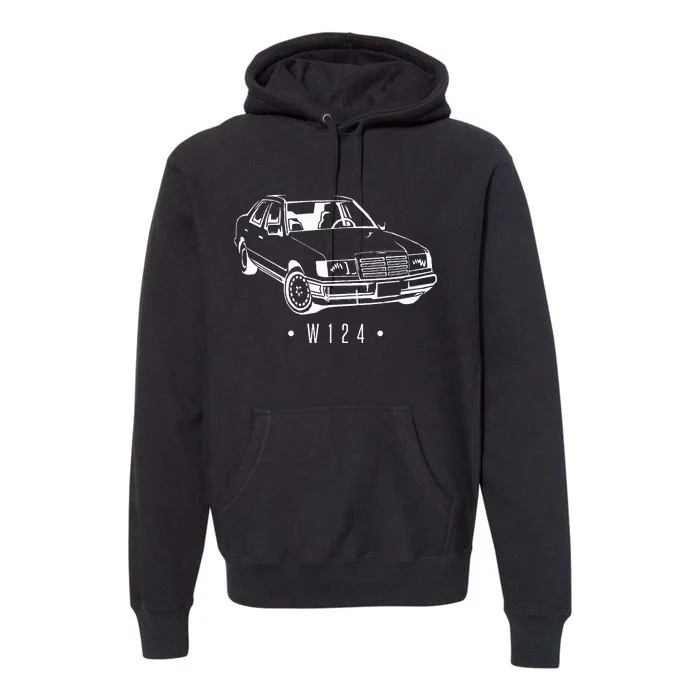 W124 Silhouette Premium Hoodie