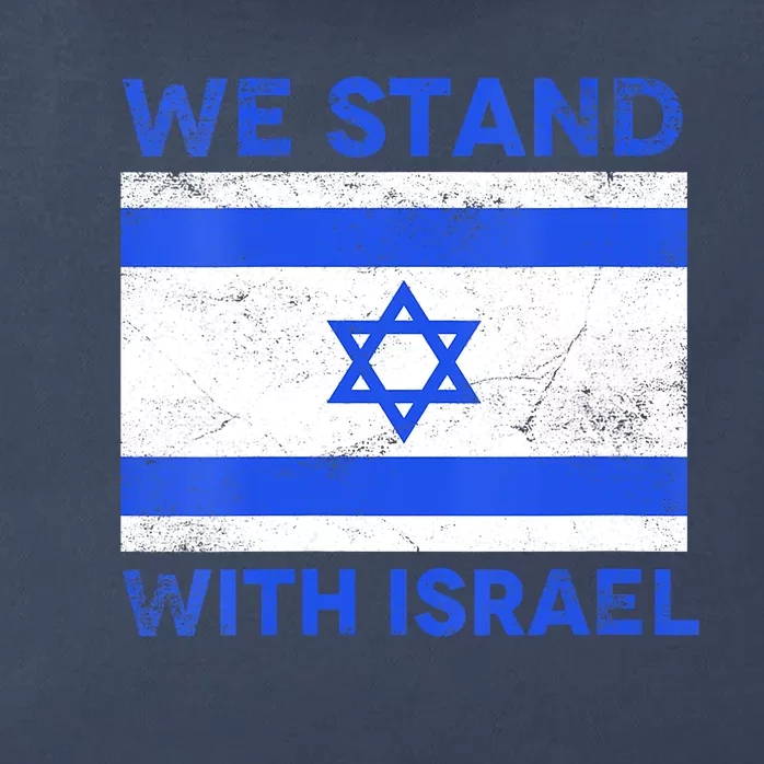 We Stand With Israel Zip Tote Bag