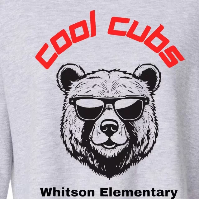 White Salmon Whitson Eletary Cool Cubs Cropped Pullover Crew