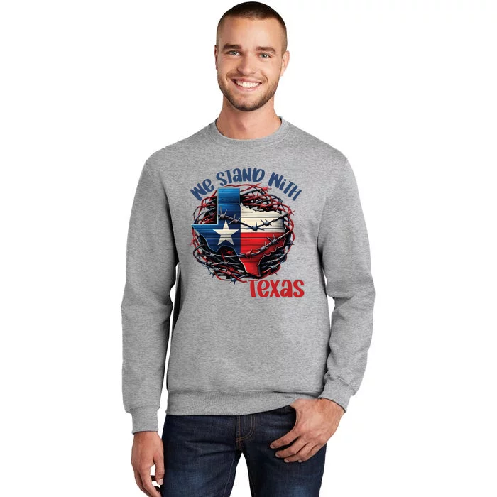 We Stand With Texas Western United Inducing Tall Sweatshirt