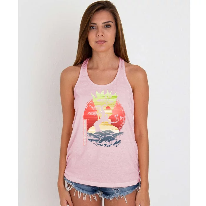 World Stones Women's Knotted Racerback Tank