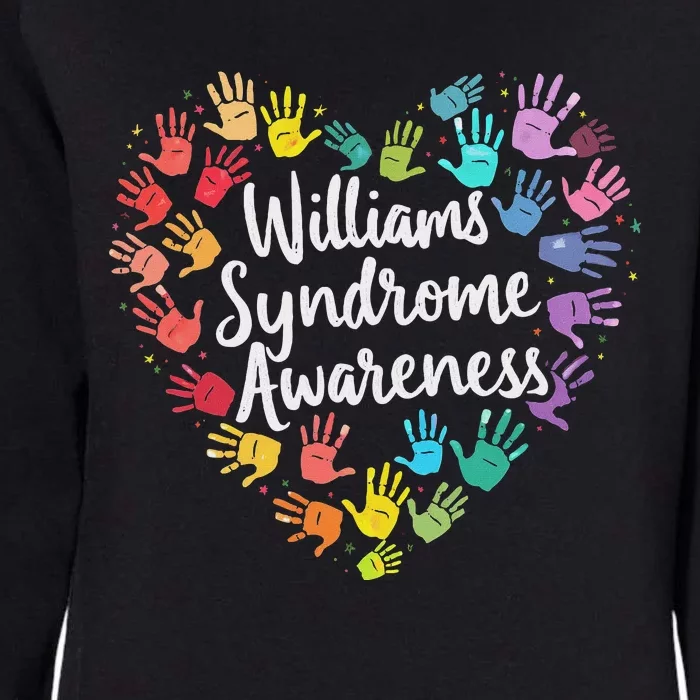 Williams Syndrome Warrior Awareness Womens California Wash Sweatshirt