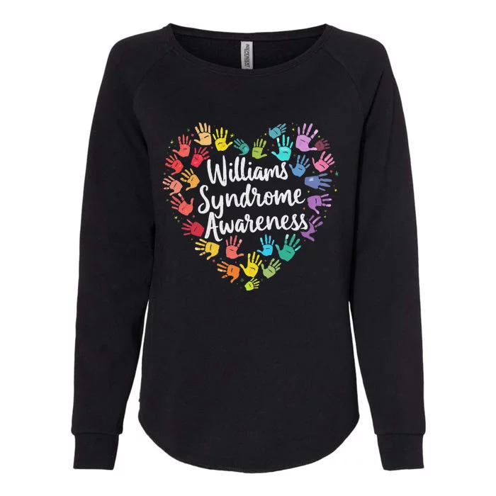 Williams Syndrome Warrior Awareness Womens California Wash Sweatshirt