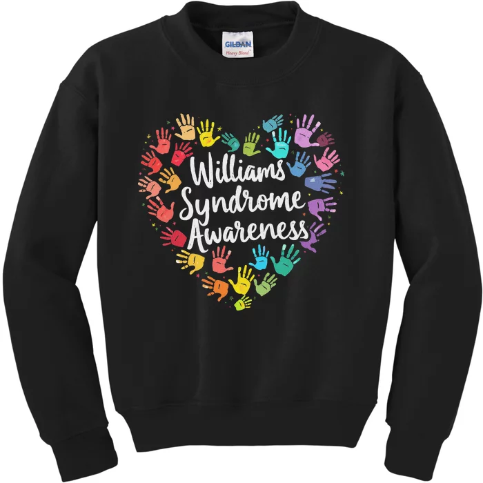 Williams Syndrome Warrior Awareness Kids Sweatshirt