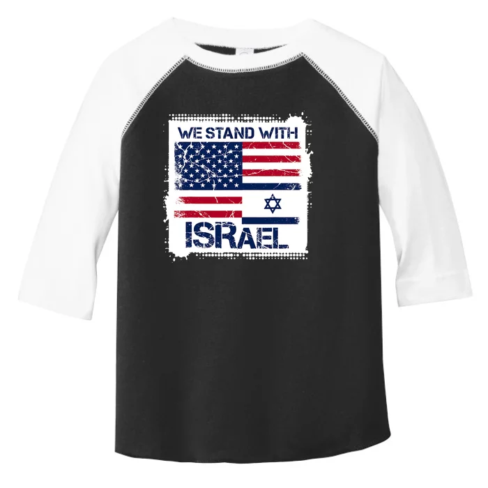 We Stand With Israel Israel Novelty Toddler Fine Jersey T-Shirt