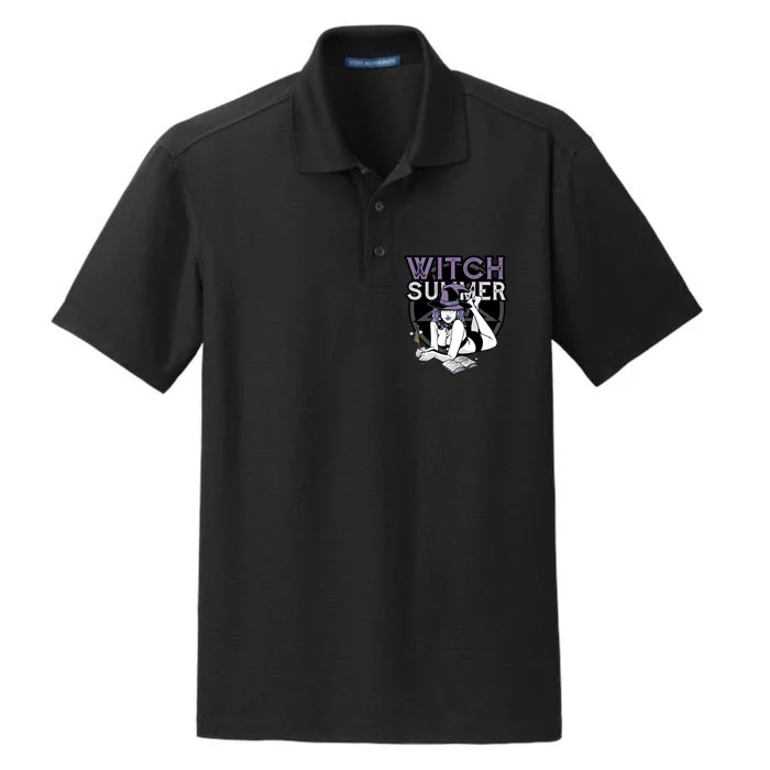 Witch Summer Dry Zone Grid Performance Polo