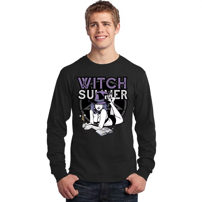 Witch Summer Tall Long Sleeve T-Shirt