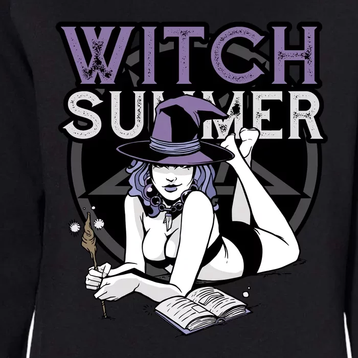 Witch Summer Womens California Wash Sweatshirt