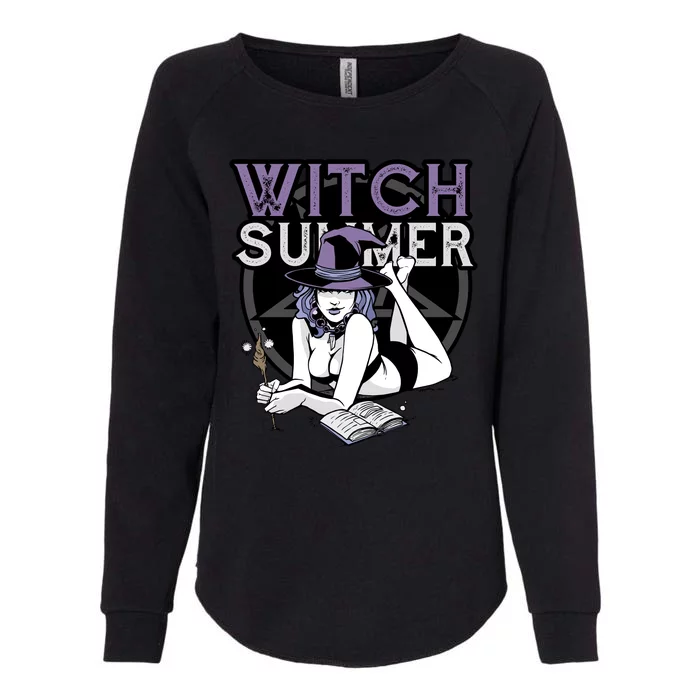 Witch Summer Womens California Wash Sweatshirt