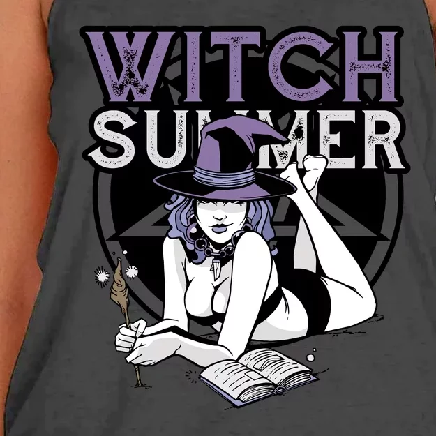 Witch Summer Women's Knotted Racerback Tank