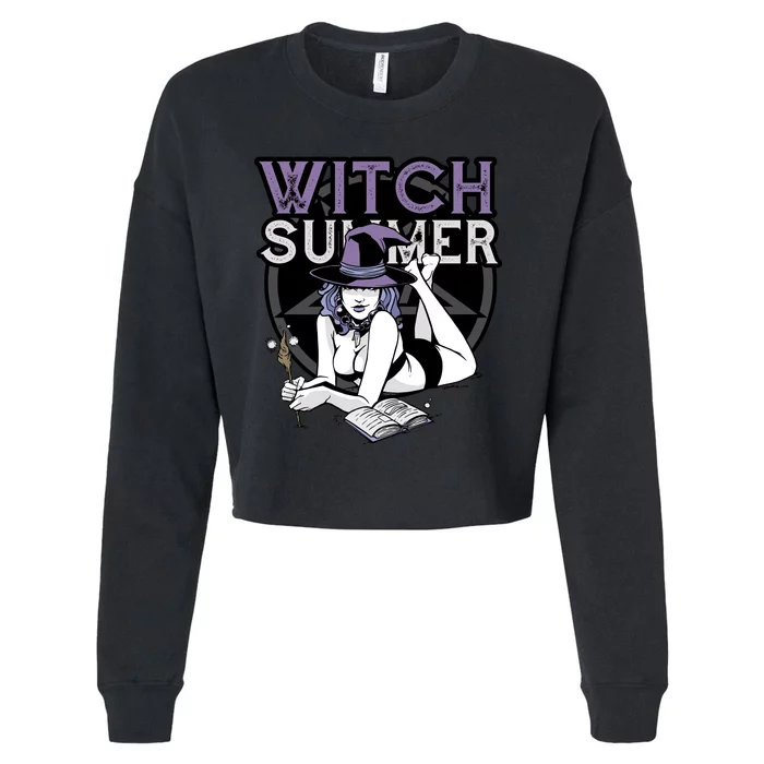 Witch Summer Cropped Pullover Crew