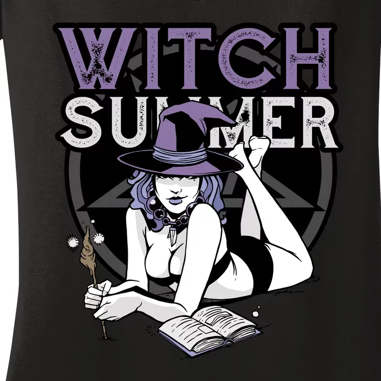 Witch Summer Women's V-Neck T-Shirt