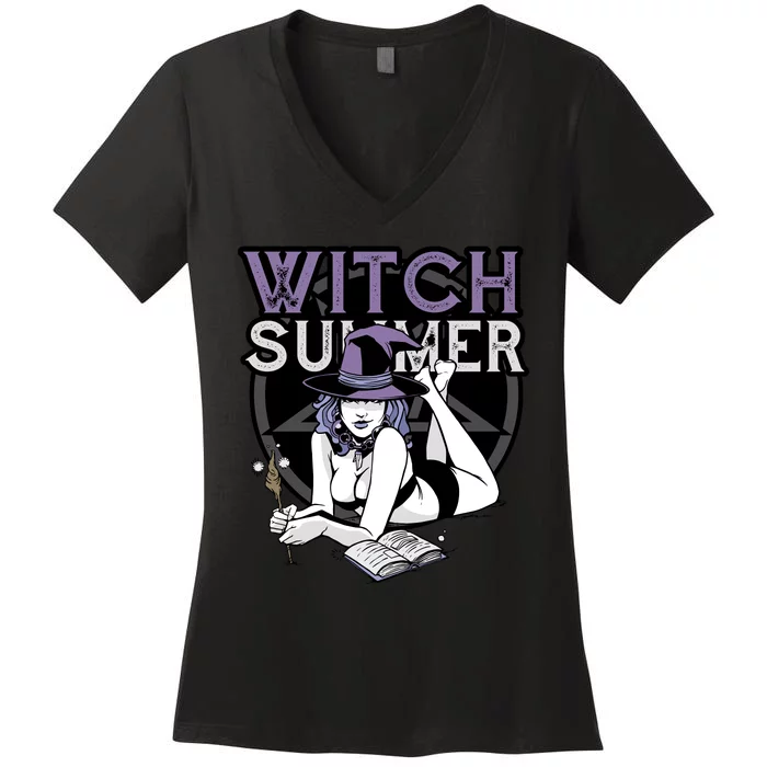 Witch Summer Women's V-Neck T-Shirt