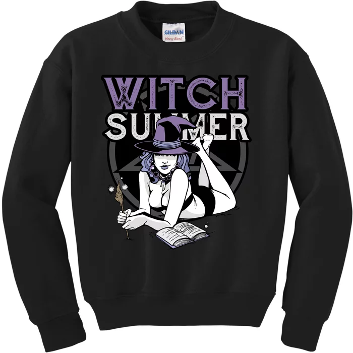 Witch Summer Kids Sweatshirt