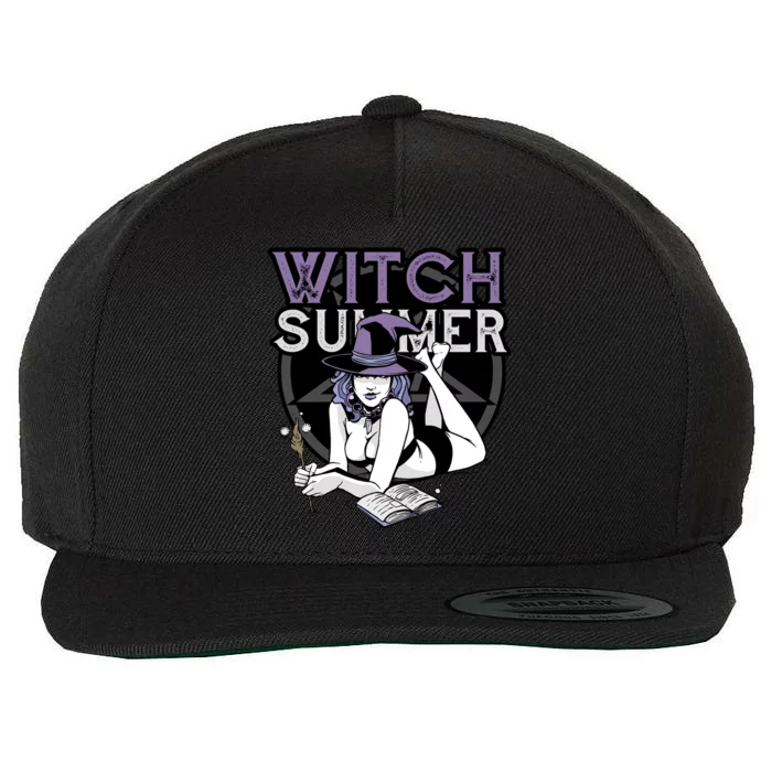 Witch Summer Wool Snapback Cap