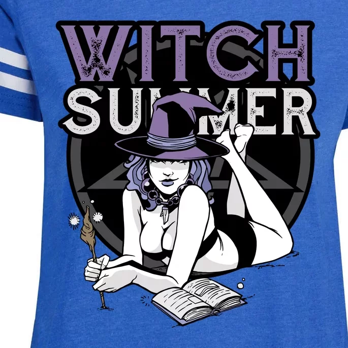 Witch Summer Enza Ladies Jersey Football T-Shirt