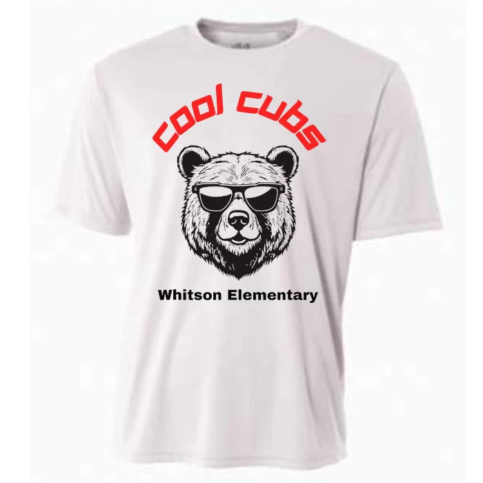 White Salmon Whitson Eletary Cool Cubs Cooling Performance Crew T-Shirt