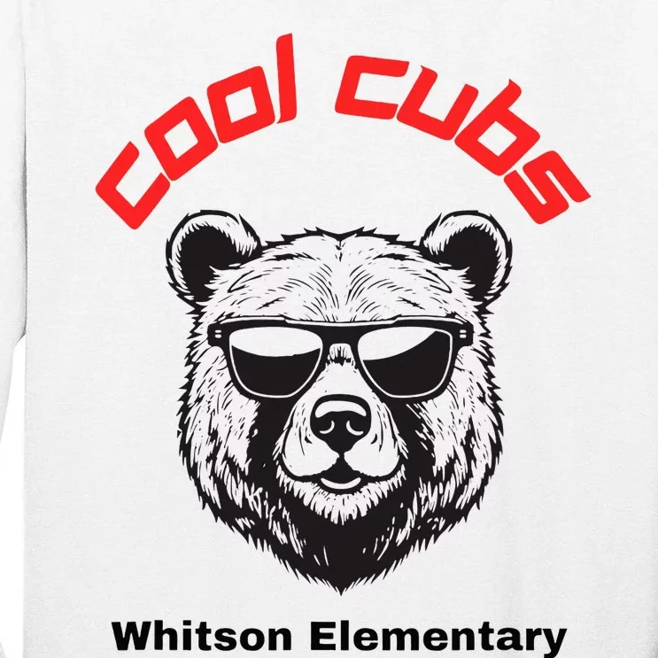 White Salmon Whitson Eletary Cool Cubs Tall Long Sleeve T-Shirt