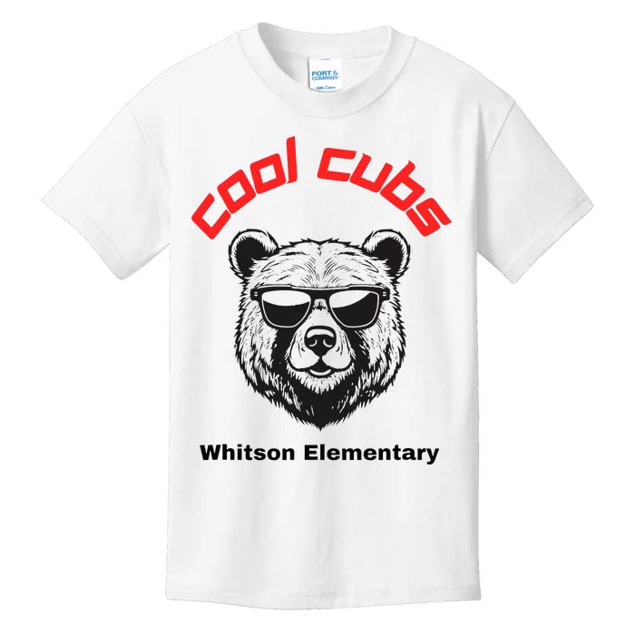 White Salmon Whitson Eletary Cool Cubs Kids T-Shirt