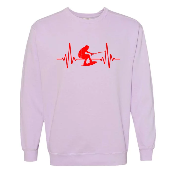 Water Ski Water Skier Funny Water Skiing Gift Garment-Dyed Sweatshirt