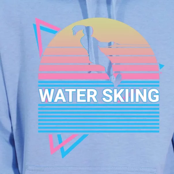 Water Ski Water Skiing Retro Gift Unisex Surf Hoodie