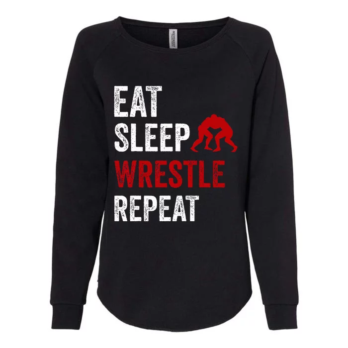 Wrestling Sport Womens California Wash Sweatshirt