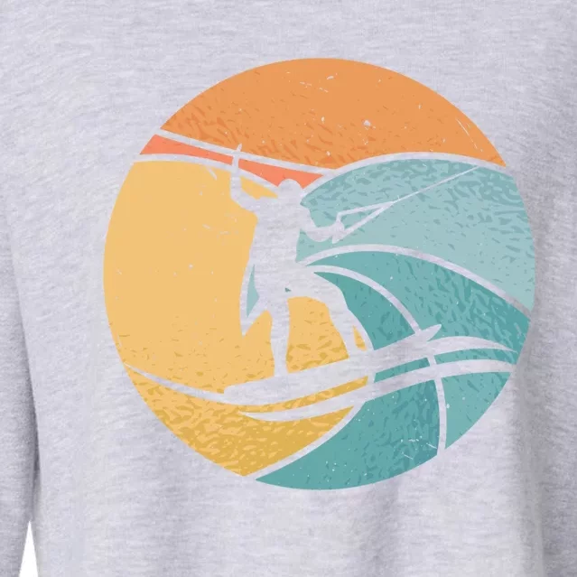 Water Ski Water Sport Waterskiing Water Skiing Gift Cropped Pullover Crew