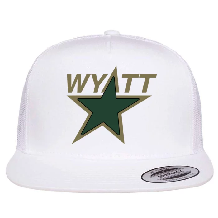 Wyatt Star Flat Bill Trucker Hat