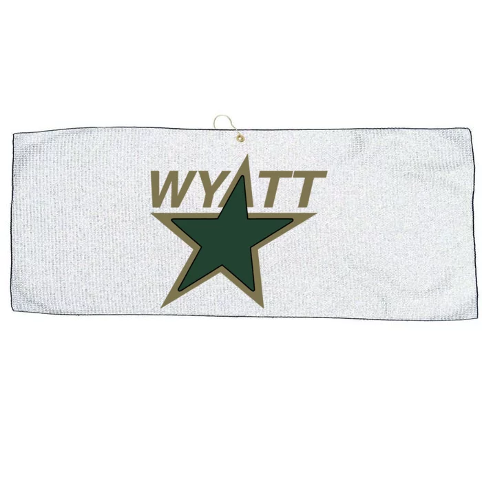 Wyatt Star Large Microfiber Waffle Golf Towel