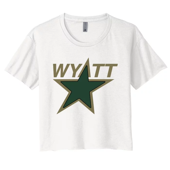 Wyatt Star Women's Crop Top Tee