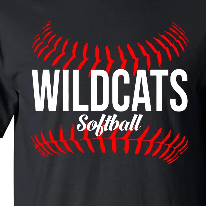 Wildcats Softball Wildcat Fastpitch Mom Tall T-Shirt