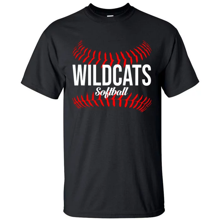 Wildcats Softball Wildcat Fastpitch Mom Tall T-Shirt