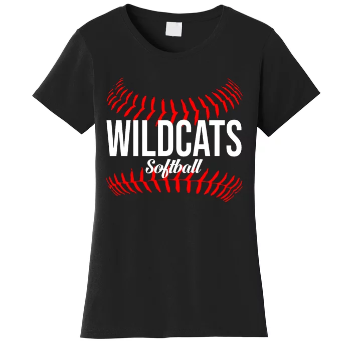 Wildcats Softball Wildcat Fastpitch Mom Women's T-Shirt