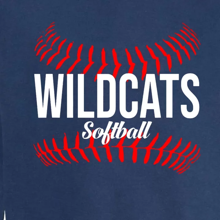 Wildcats Softball Wildcat Fastpitch Mom Garment-Dyed Sweatshirt