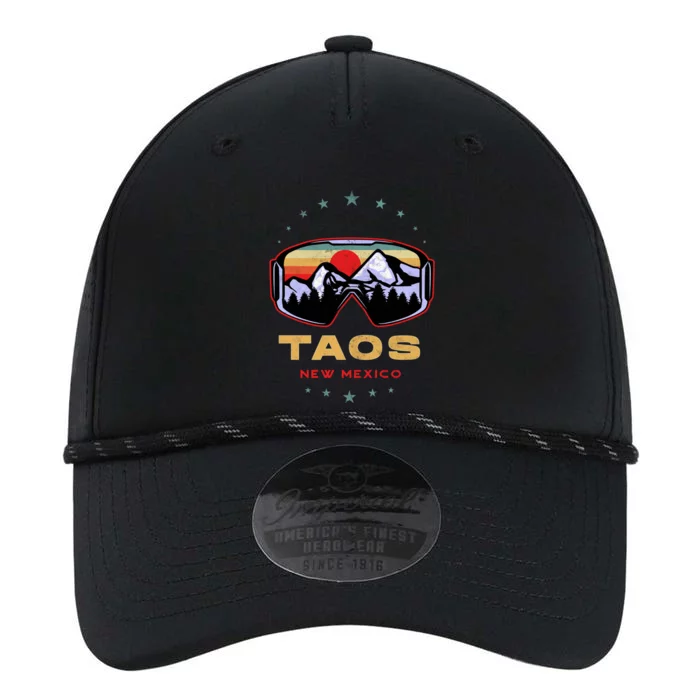 Winter Sport With Ski Or Snowboard Or Taos New Mexico Gift Performance The Dyno Cap