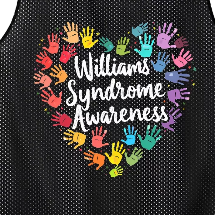 Williams Syndrome Warrior Awareness Mesh Reversible Basketball Jersey Tank