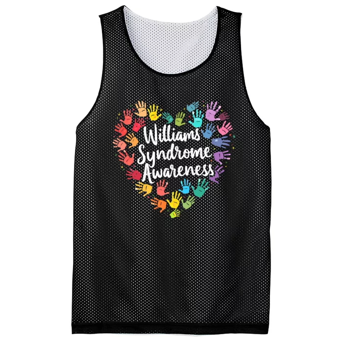 Williams Syndrome Warrior Awareness Mesh Reversible Basketball Jersey Tank