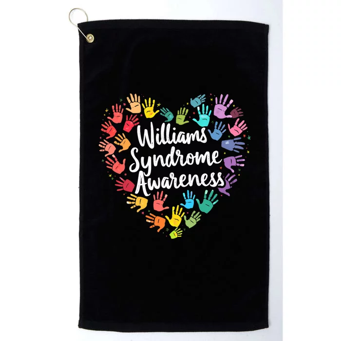 Williams Syndrome Warrior Awareness Platinum Collection Golf Towel