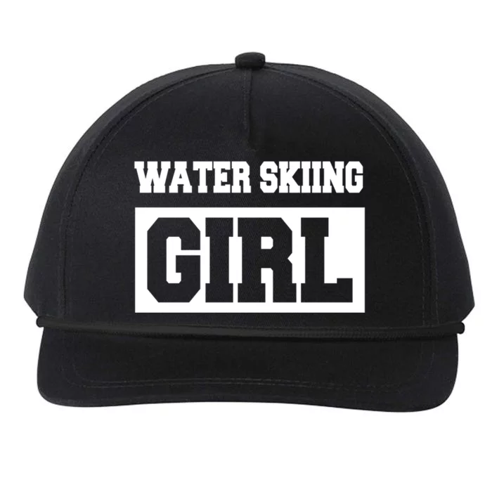 Water Skiing Water Skiing Water Skier Gift Snapback Five-Panel Rope Hat