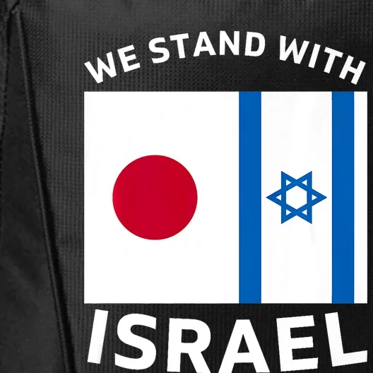 We Stand With Israel City Backpack