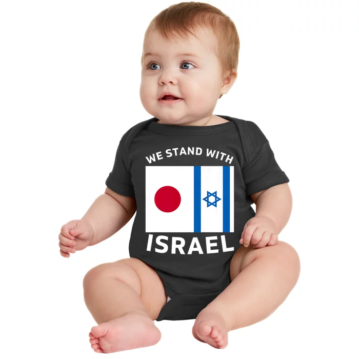 We Stand With Israel Baby Bodysuit