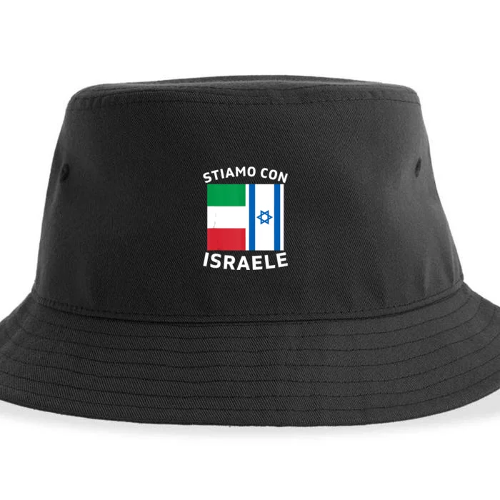 We Stand With Israel Israeli–Palestinian Conflict Sustainable Bucket Hat