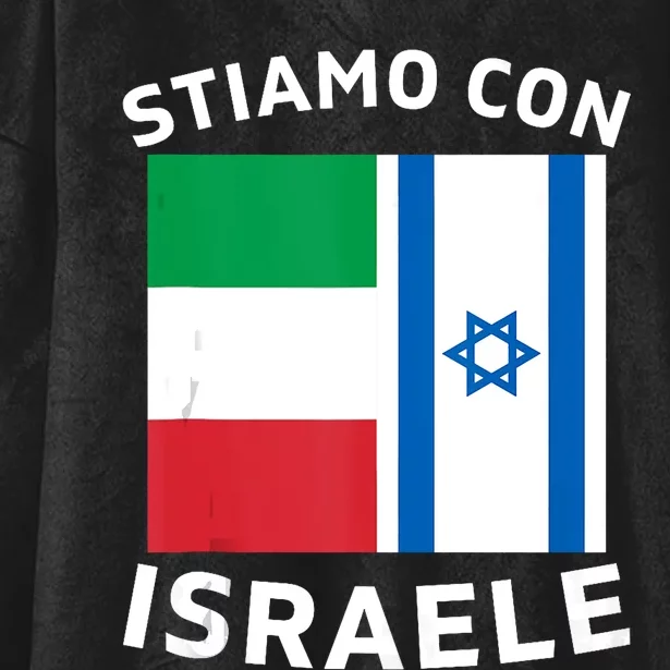 We Stand With Israel Israeli–Palestinian Conflict Hooded Wearable Blanket