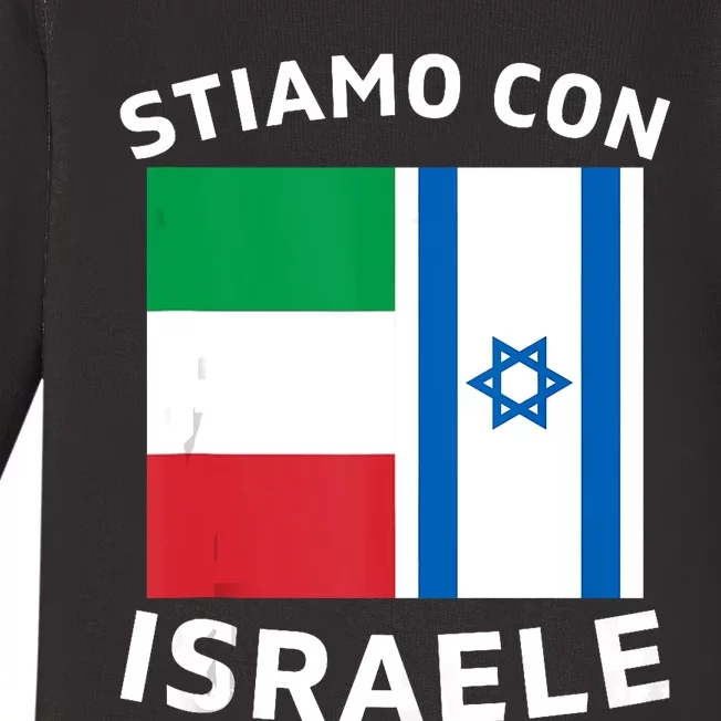 We Stand With Israel Israeli–Palestinian Conflict Baby Long Sleeve Bodysuit