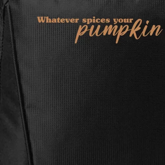 Whatever Spices Your Pumpkin City Backpack