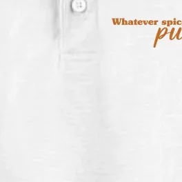 Whatever Spices Your Pumpkin Dry Zone Grid Performance Polo